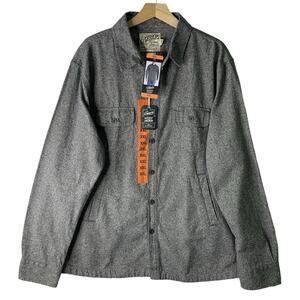 Grayers Eureka Heavyweight Shirt Jacket Mens Size XXL Heather Gray NWT $165